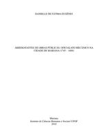 ARREMATANTES DE OBRAS PÚBLICAS: OFICIALATO MECÂNICO NACIDADE DE MARIANA (1745 – 1800)