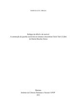 Refúgio do difícil e do terrível: A construção da questão escravista no romance oitocentista Uncle Tom’s Cabinde Harriet Beecher Stowe